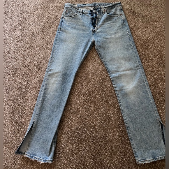 CUSTOM Levi 501 Size 12/31 Length 30- fits small. Worn once. - Picture 5 of 6